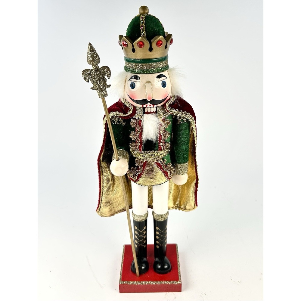 Mark Roberts King Nutcracker 15" Nordstrom Jeweled Crown Velvet Cape